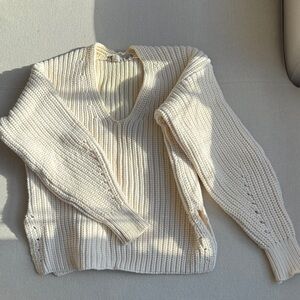 Everlane Cream Knit Women's Sweater size XXS
